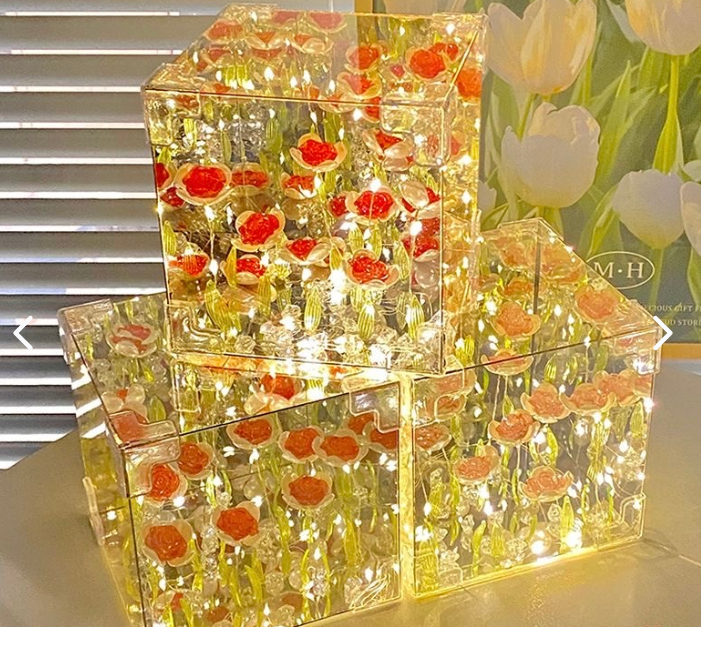 Lampara De Cubo Infinito